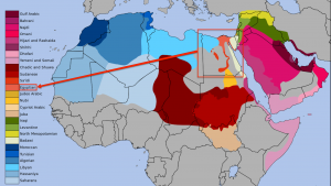 MapOfArabicDialects